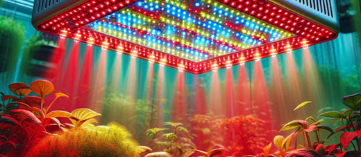 Uitzonderlijke LED kweeklamp belicht planten