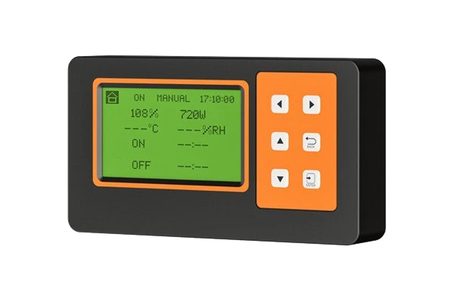 Bediening paneel voor aansturen LED kweeklampen