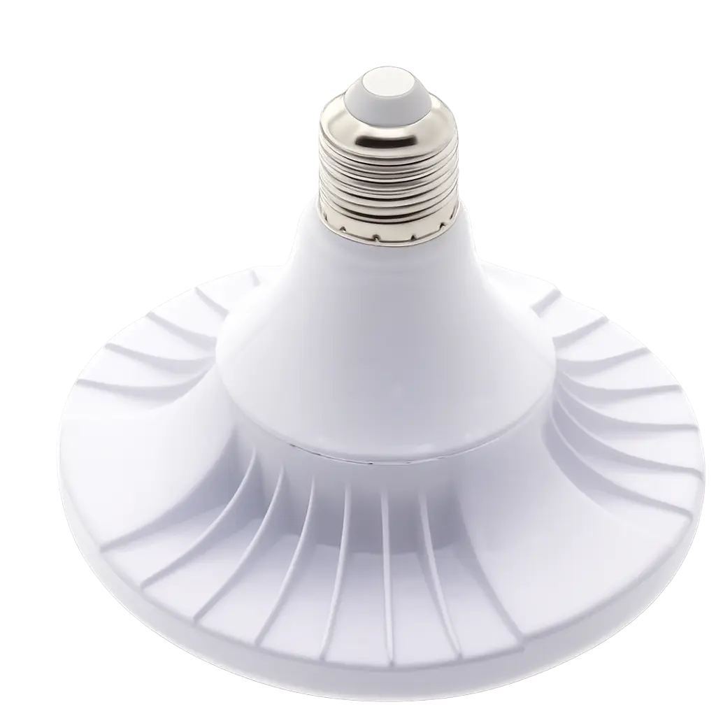 E27 fitting en witte behuizing 25W LED spot kweeklamp.