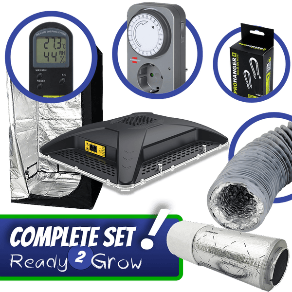 80x80x200 grow tent Grow Tent 80 – Safe and Quiet Growing Complete with LED Grow Lighting